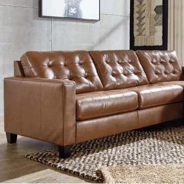 Leather Vinyl Sectional