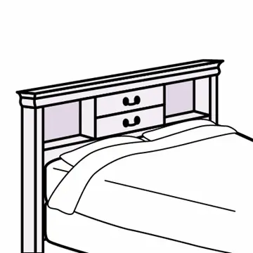 Bookcase Headboard