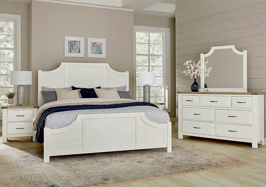 Vaughan Bassett Furniture Maple Road Two-Tone